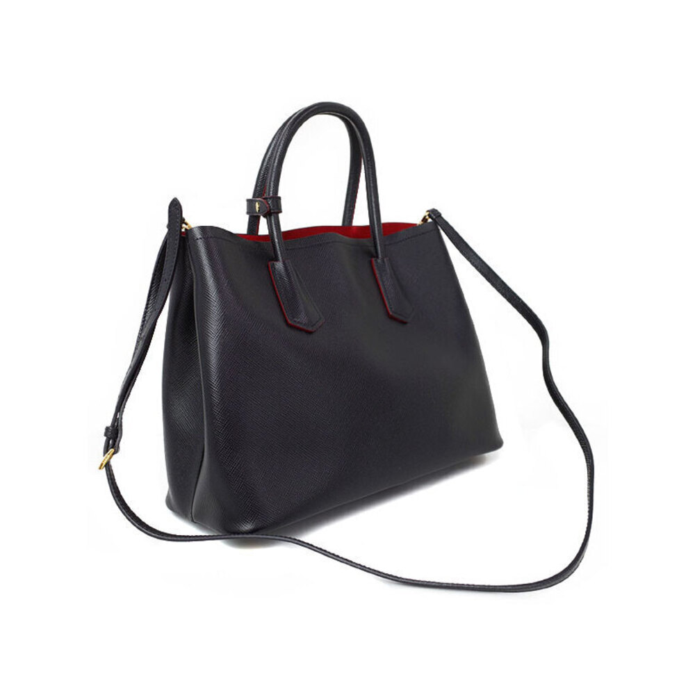 Prada Double tote Shoulder bag Saffiano leather - Picture 2 of 5